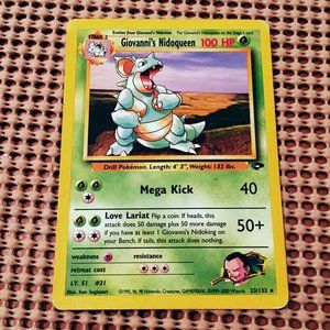 Pokemon TCG! - GIOVANNI’S NIDOQUEEN - Gym Challenge Unlimited Series - 23/132